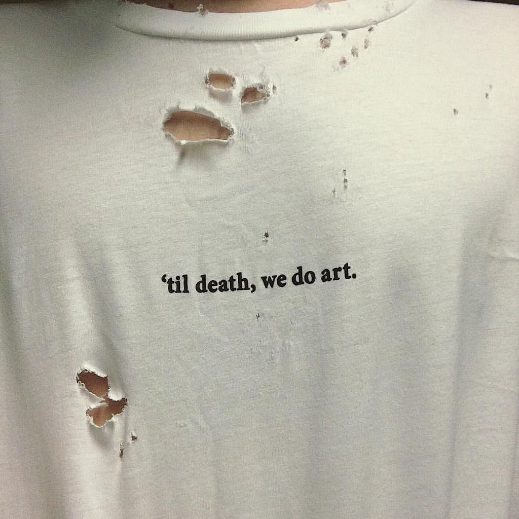"Til Death We Do Art" Tee