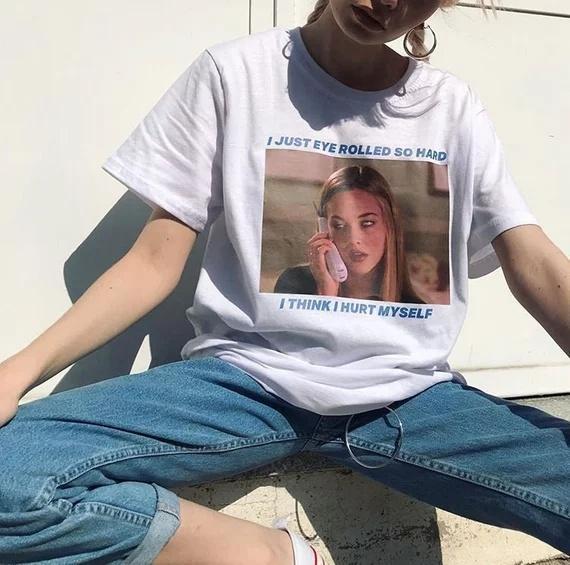 "I Just Eye Rolled So Hard I think I Hurt Myself" Tee
