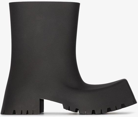 Square Toe Villain Platform Boots