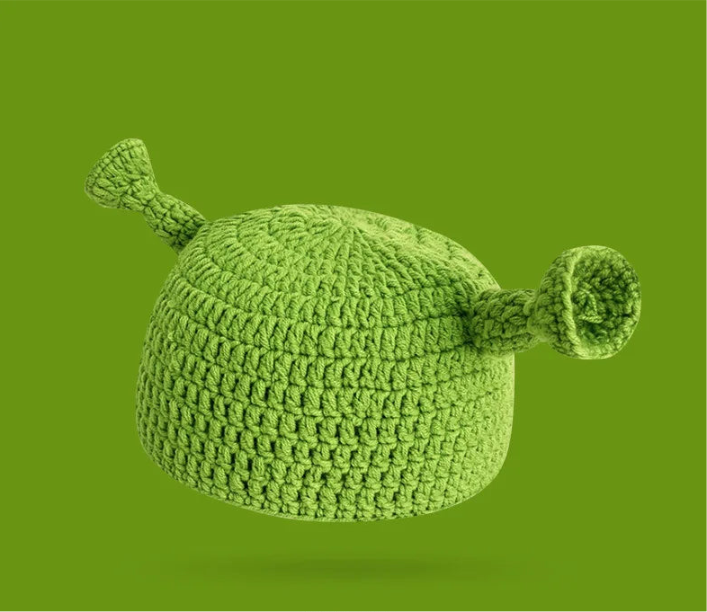 Knit Shrek Balaclava