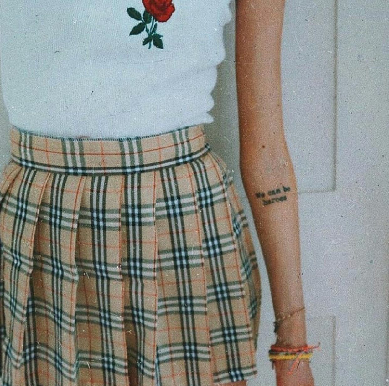 Harajuku Plaid Mini Skirt