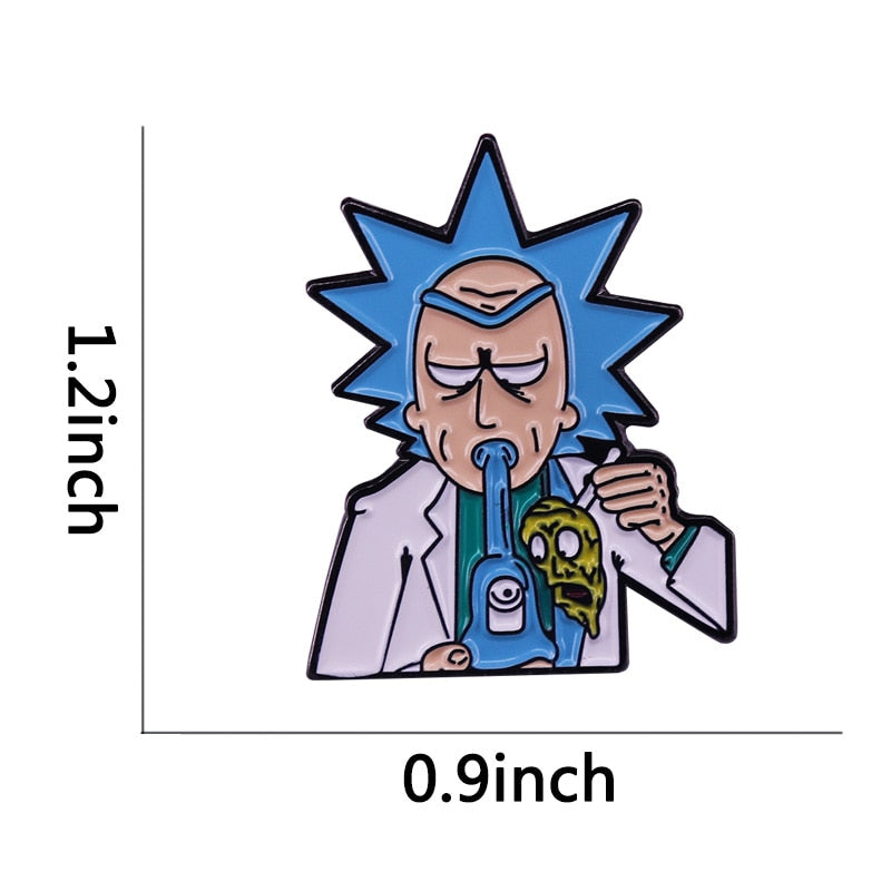 Rick & Morty Dabs Pin