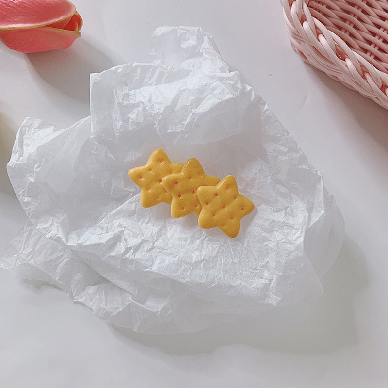 Biscuit Cookie Hair Clip