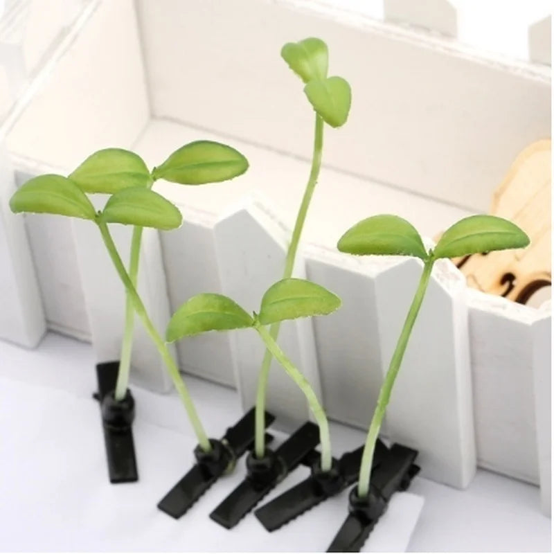5Pcs Bean Sprouts Hair Clips