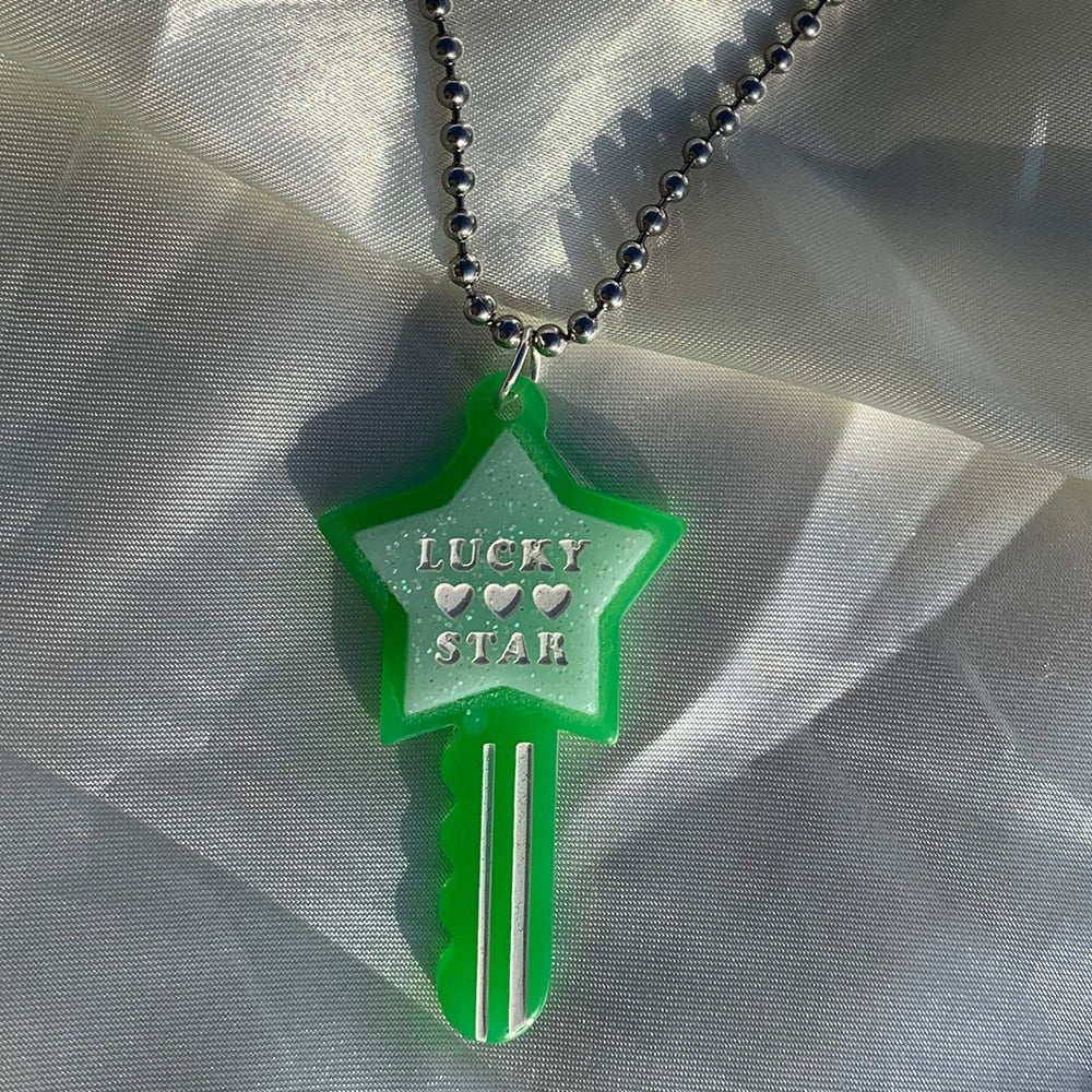 Lucky Star Key Necklace