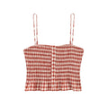 Gingham Plaid Camisole Top