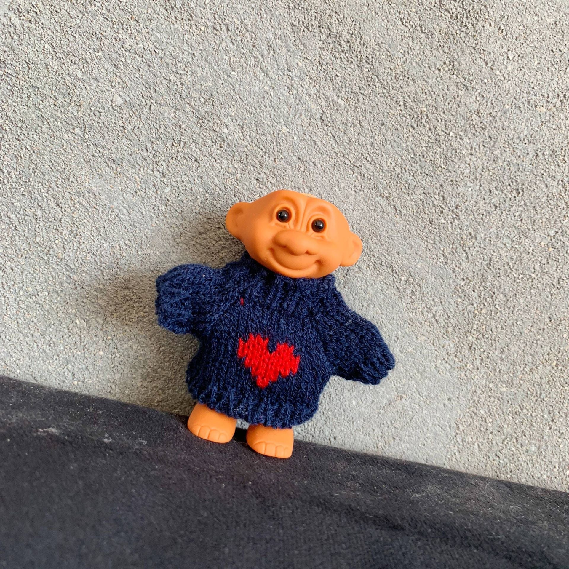 Rubber Troll Cigarette Lighter Holder