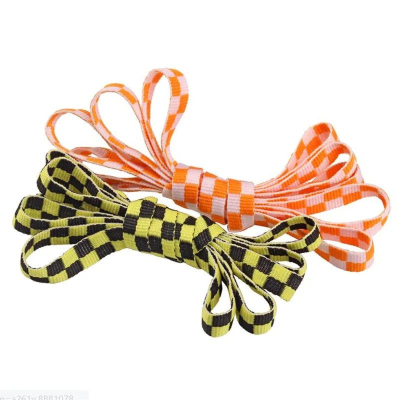 110cm 1pair Checkered Shoelace