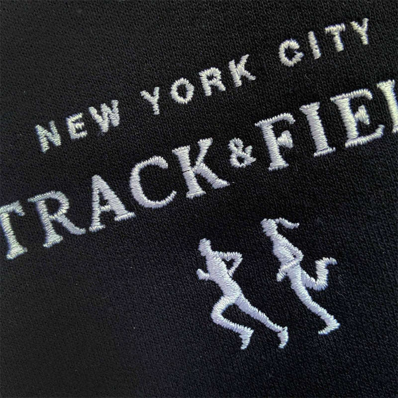 New York City Track and Field Embroidered Sweatshirt