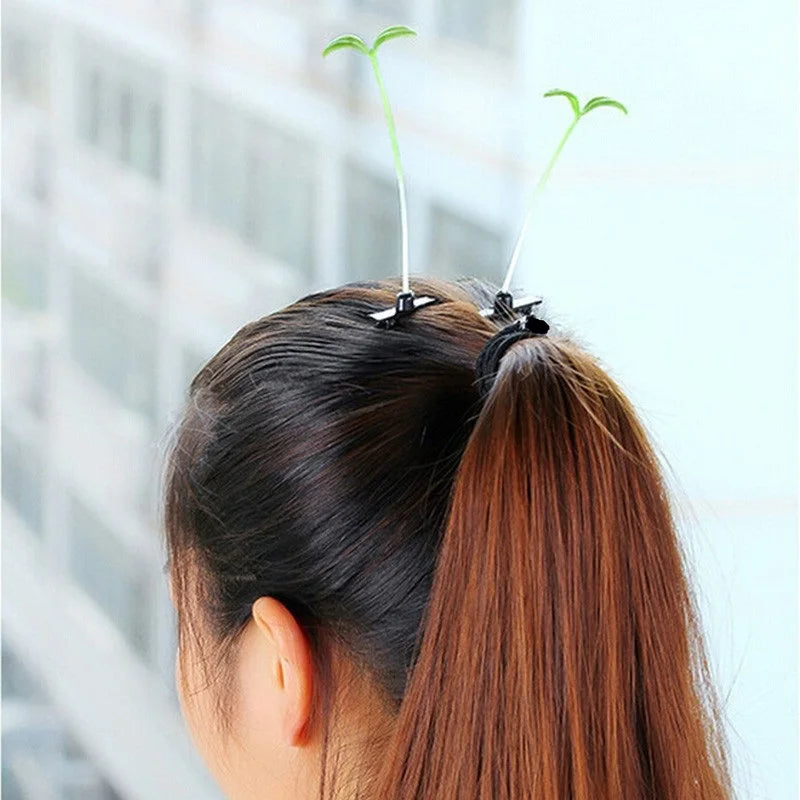5Pcs Bean Sprouts Hair Clips