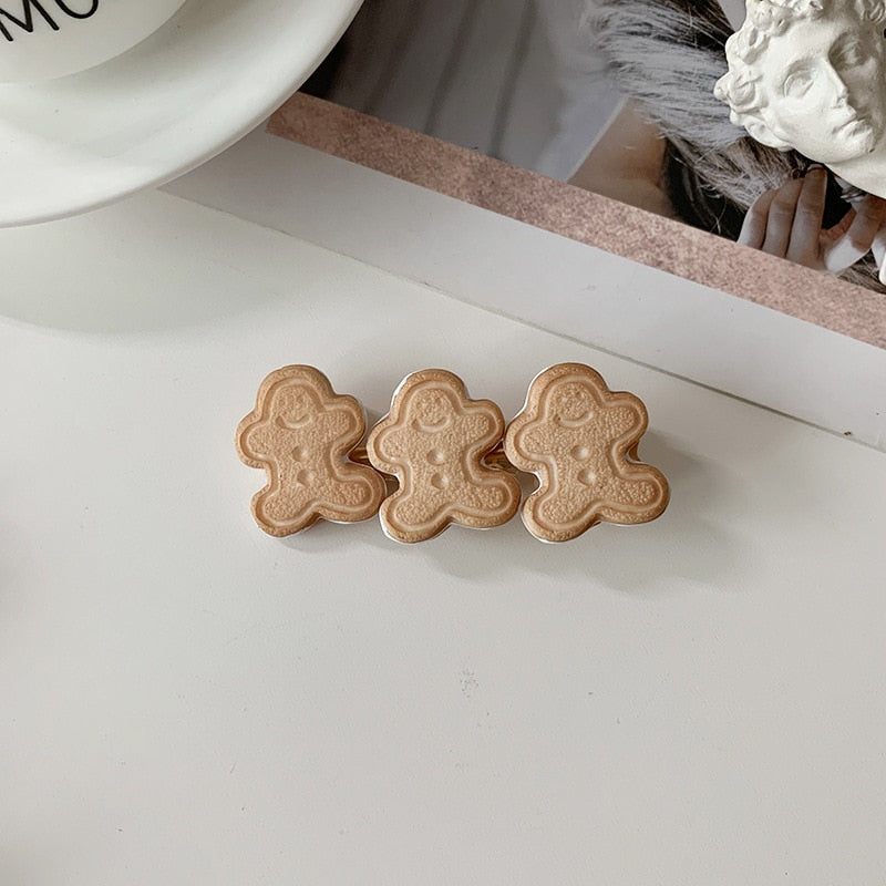 Biscuit Cookie Hair Clip