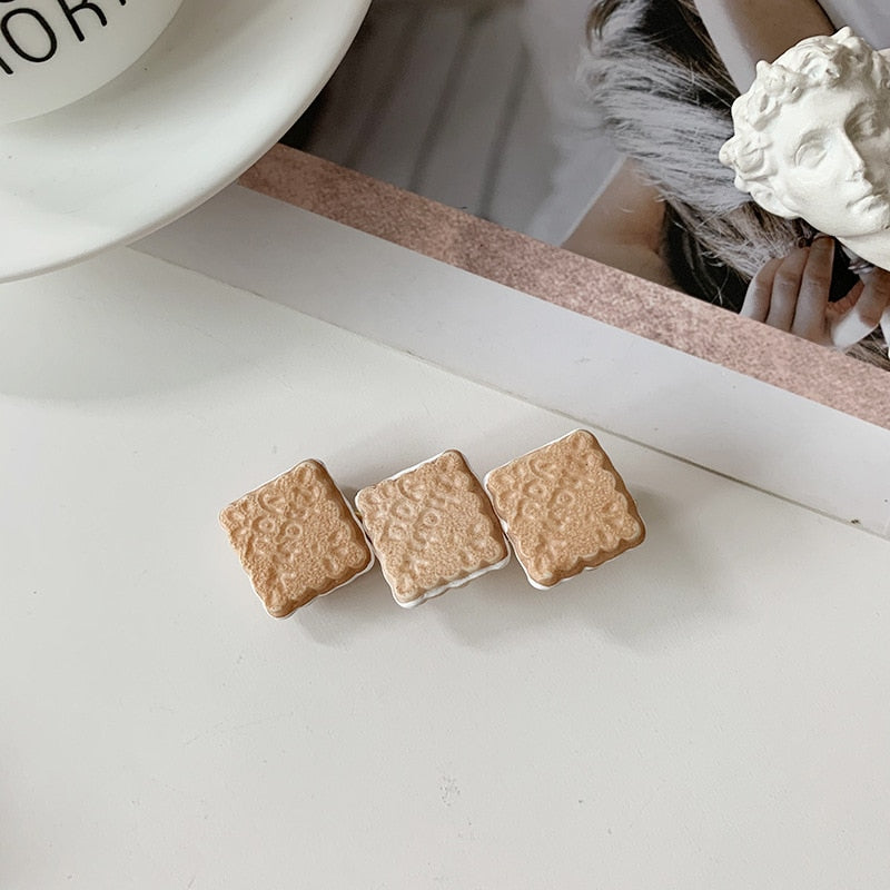 Biscuit Cookie Hair Clip