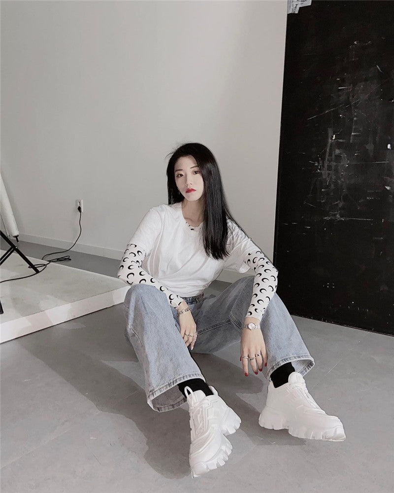 Half Moon Mesh Top