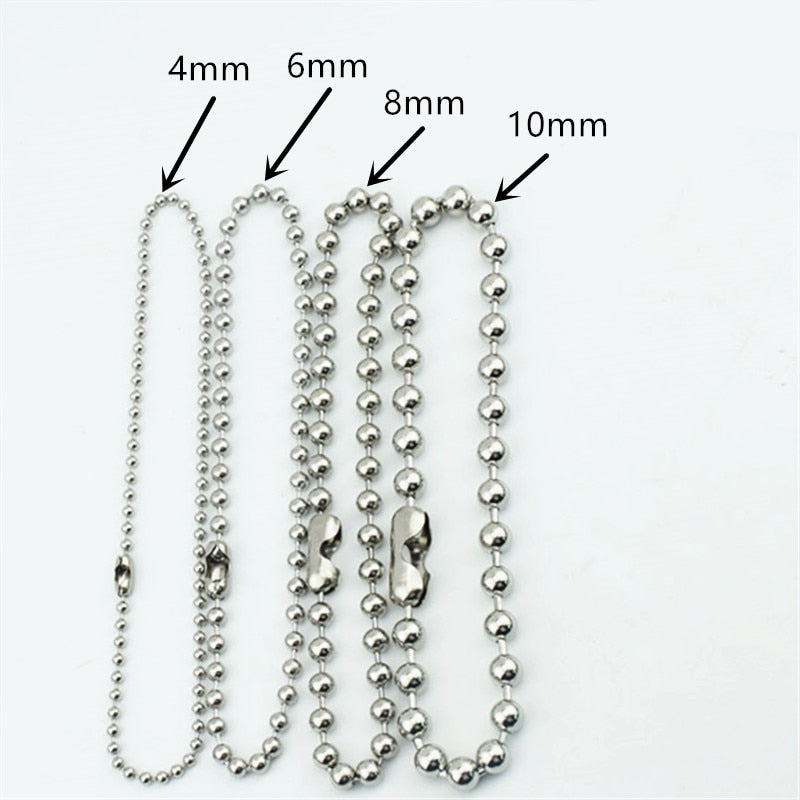 Hollow Beaded Choker Chain
