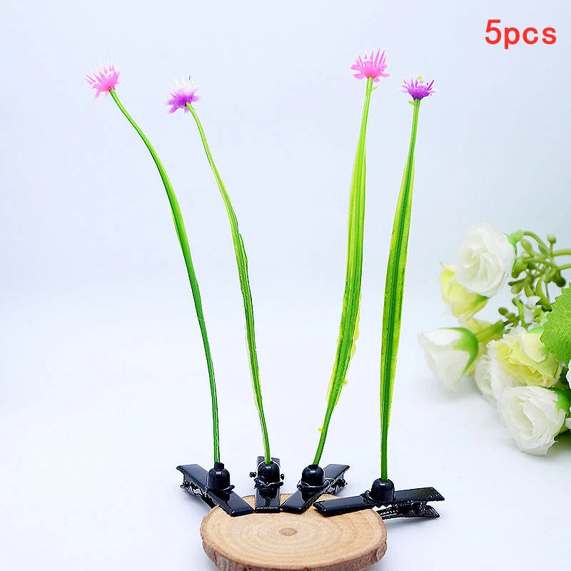 5Pcs Bean Sprouts Hair Clips