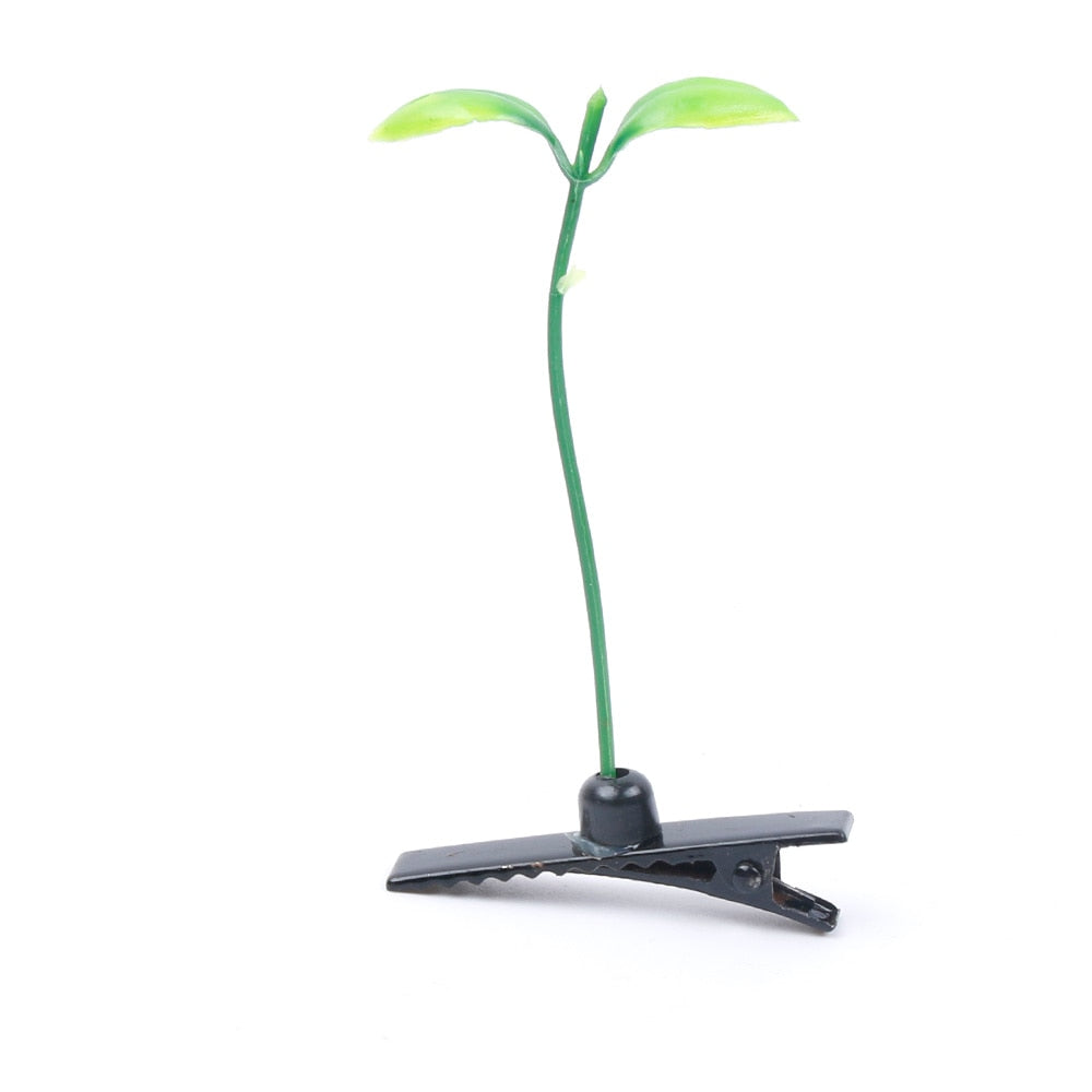 Grass Sprout Hair Clip