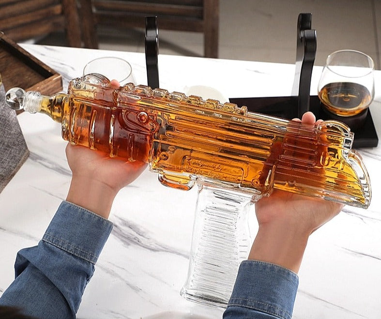 Submachine Gun Water Decanter Set