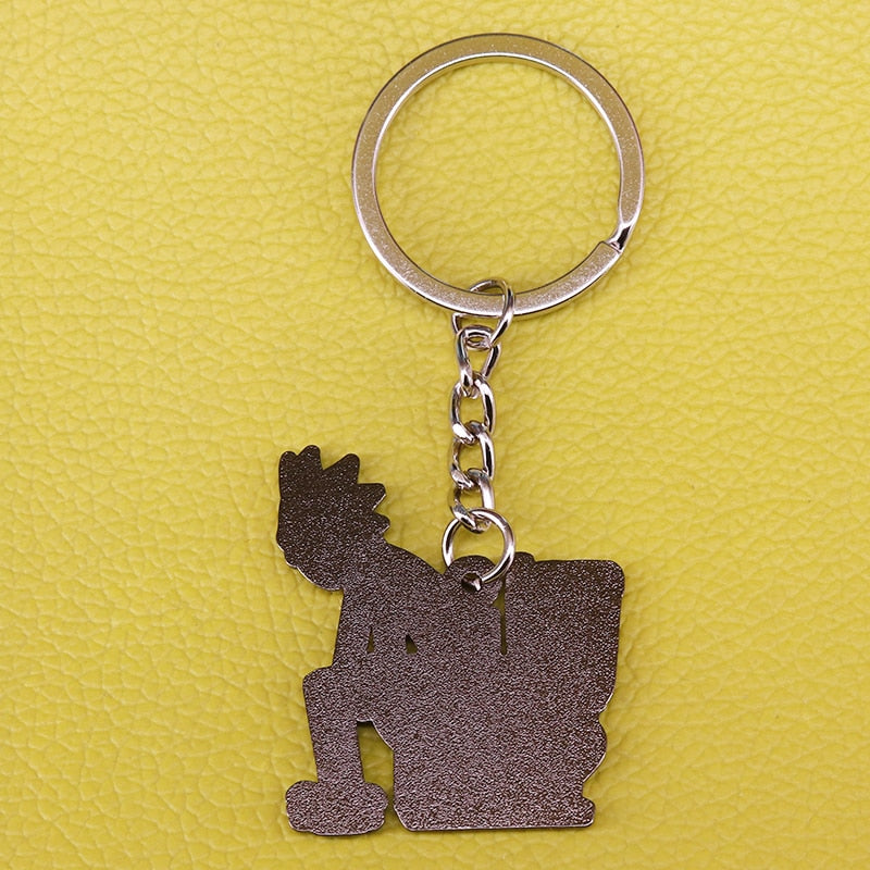 Rick Sitting On The Toilet Loneliness Keyring