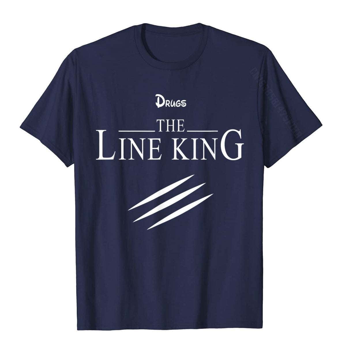 Drugs The Line King Tee