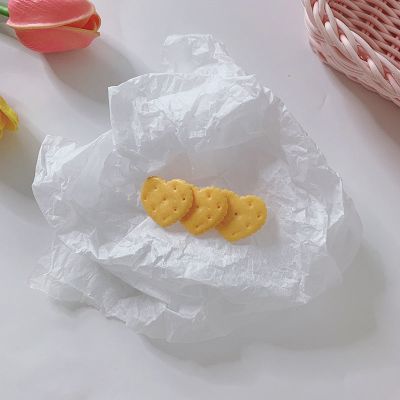 Biscuit Cookie Hair Clip