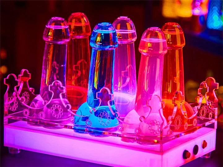 Penis Shaped Cock Tail Glass