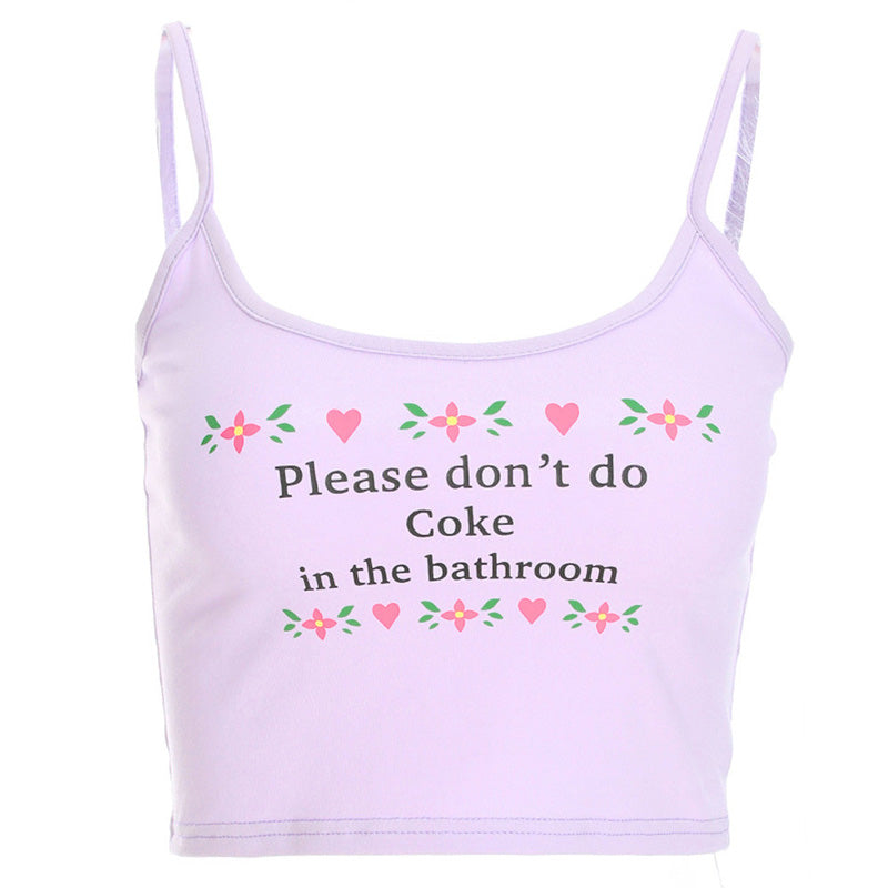 Please Don't Do Coke Cami Top