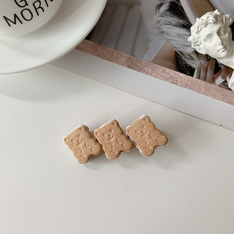 Biscuit Cookie Hair Clip