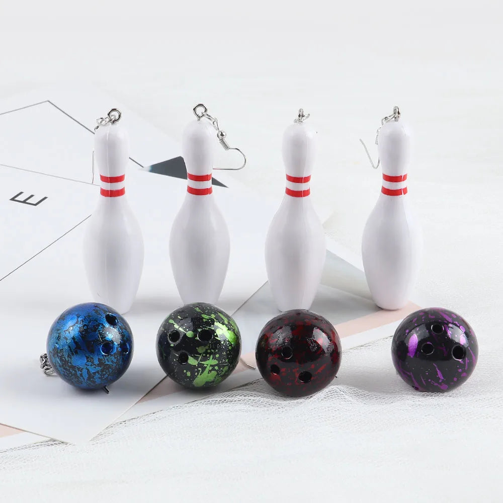 Bowling Earrings