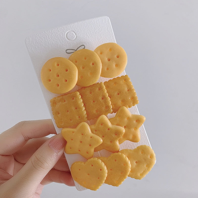 Biscuit Cookie Hair Clip