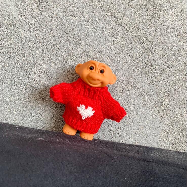 Rubber Troll Cigarette Lighter Holder