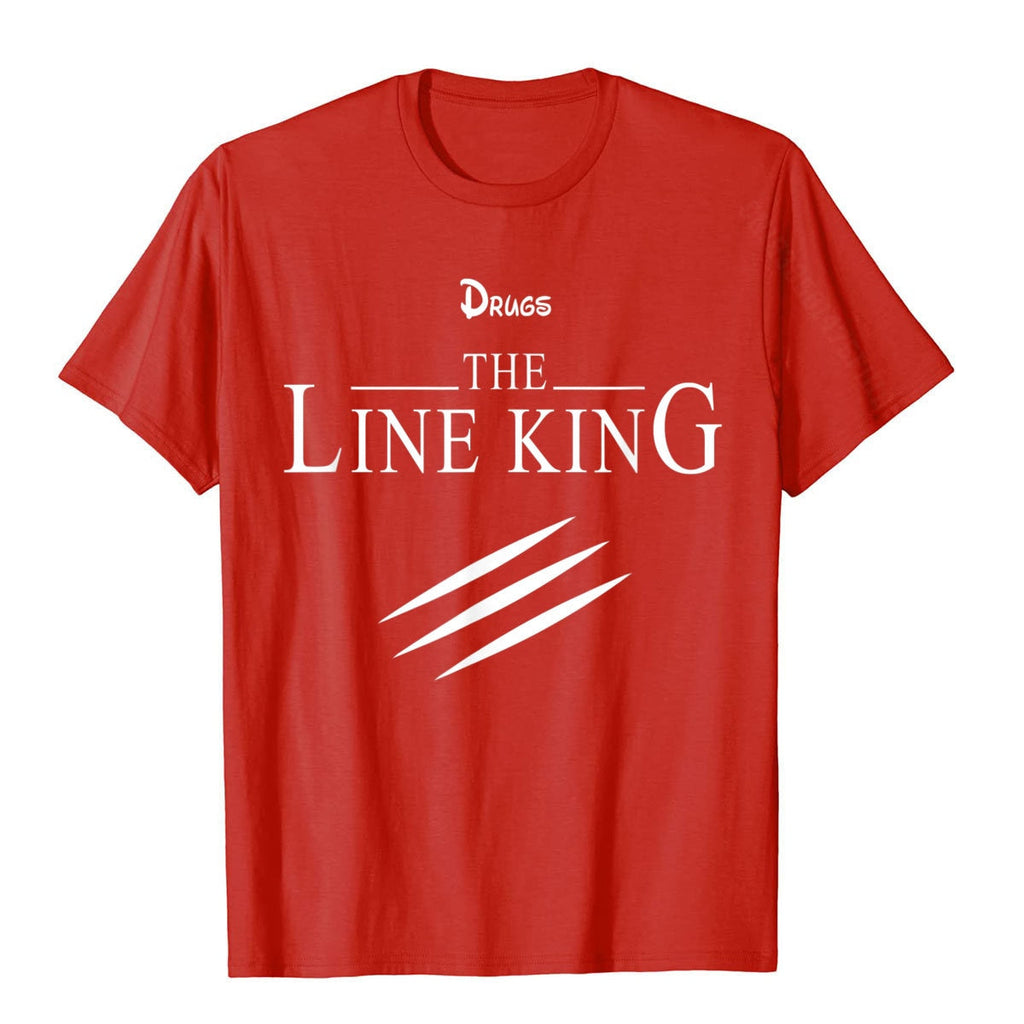 Drugs The Line King Tee