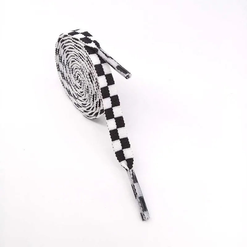 110cm 1pair Checkered Shoelace