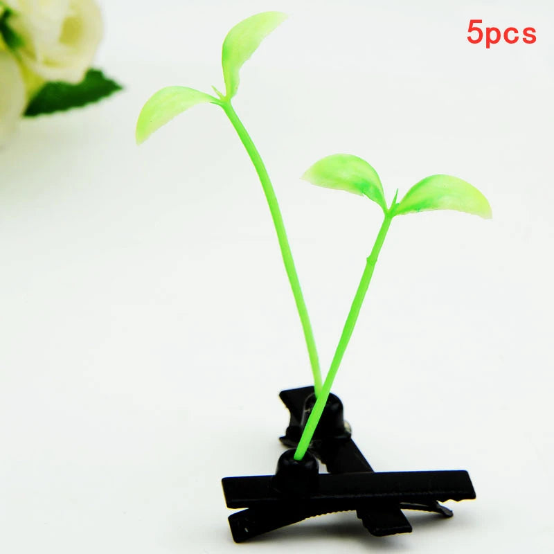 5Pcs Bean Sprouts Hair Clips