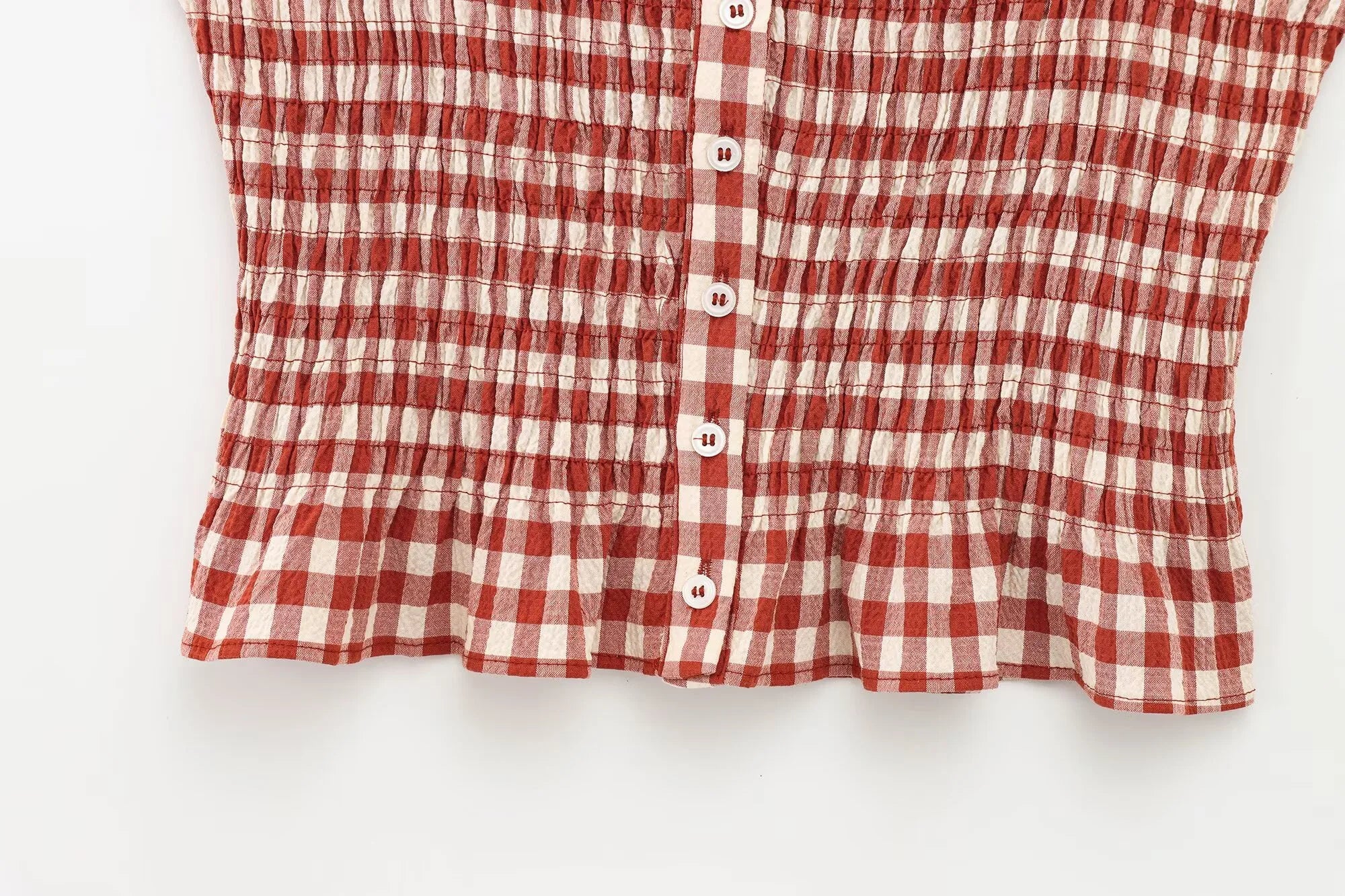 Gingham Plaid Camisole Top
