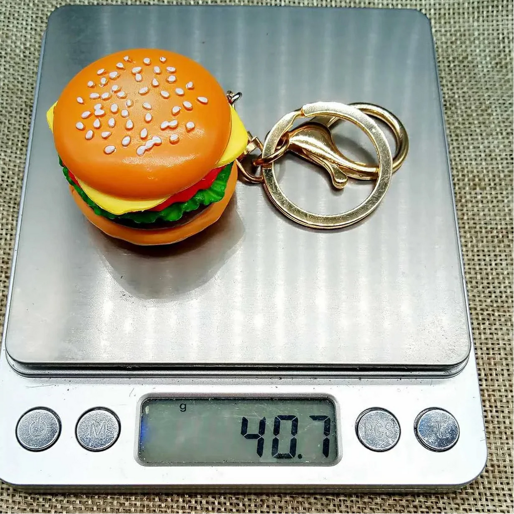 Simulation Hamburger Key Chain
