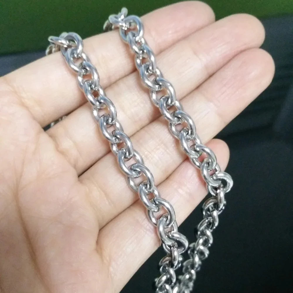 7"-40" Stainless Steel O Link Chain