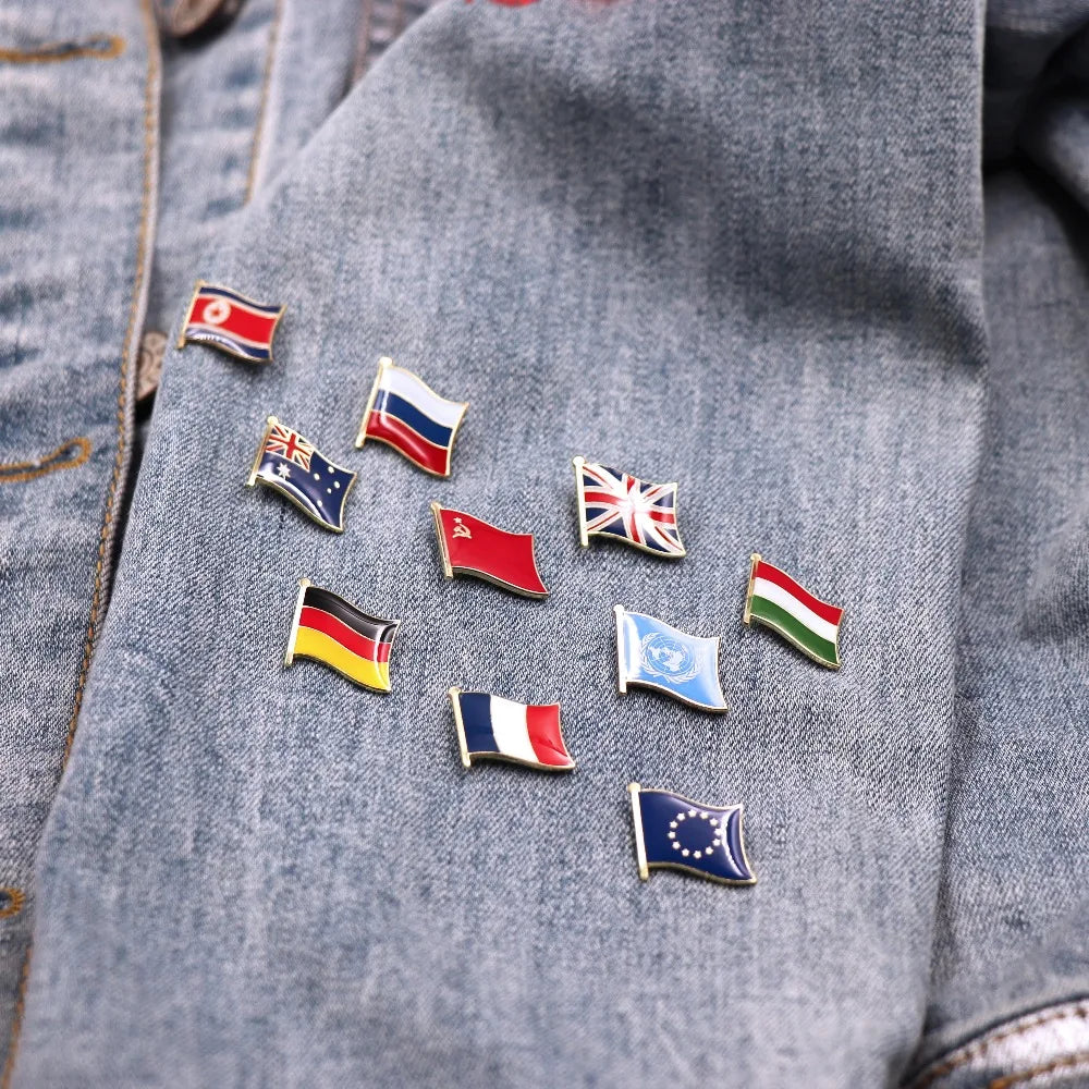 Countries Flag Lapel Pin