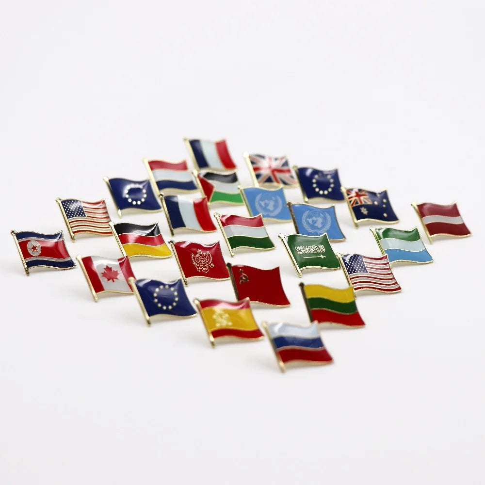 Countries Flag Lapel Pin