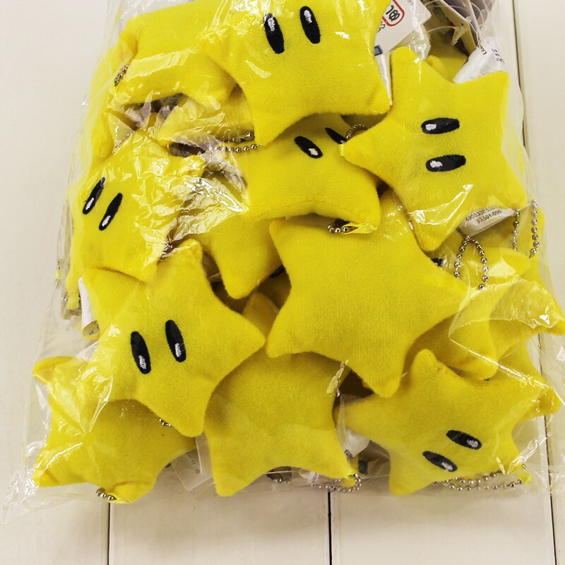 Mario Invincibility Star Keychain