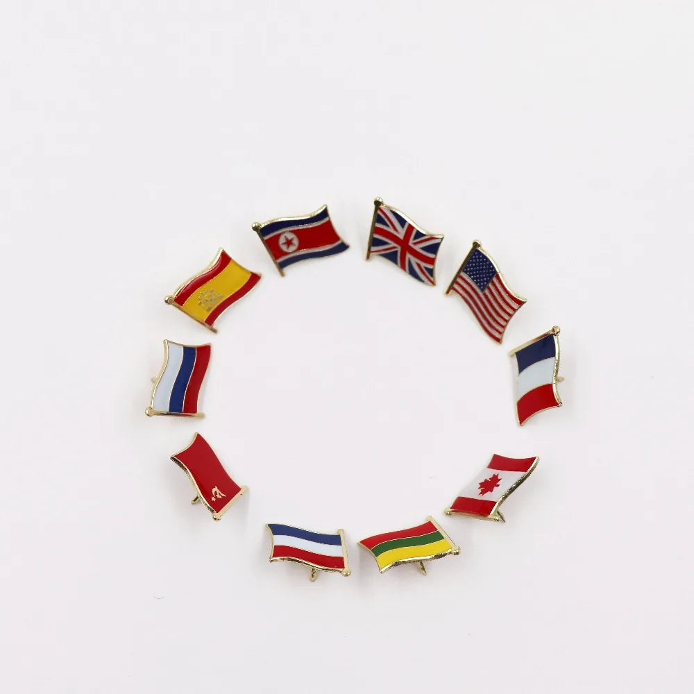 Countries Flag Lapel Pin