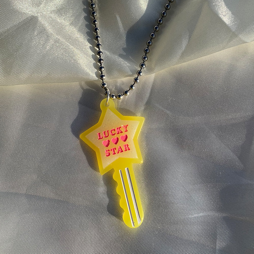 Lucky Star Key Necklace