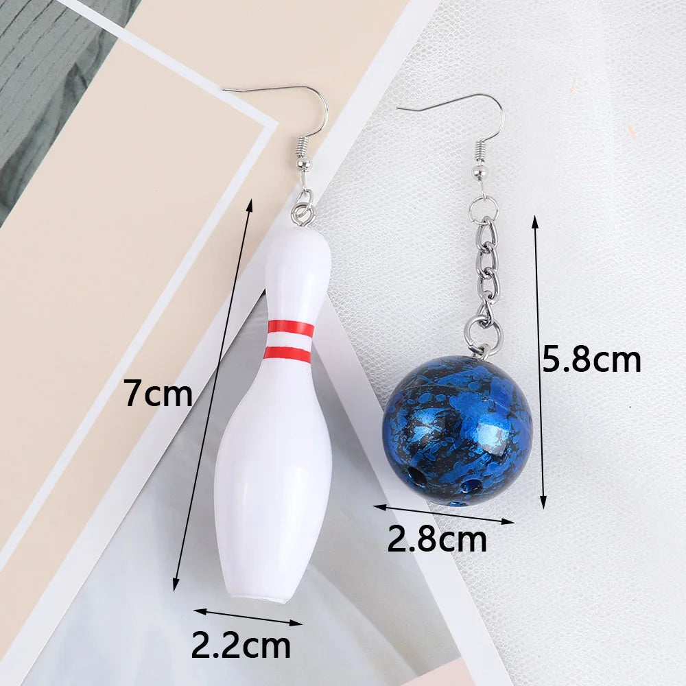 Bowling Earrings