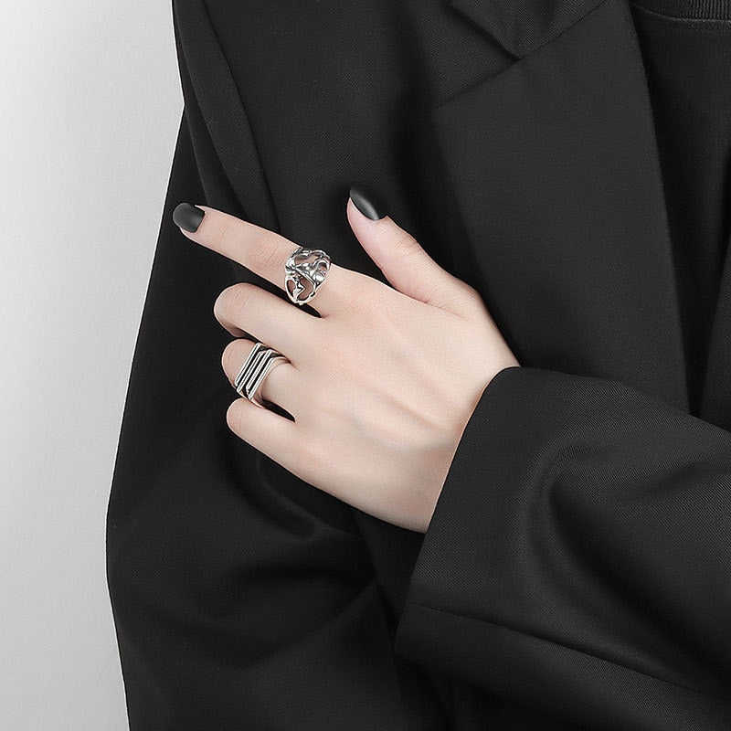 Molten Silver Ring
