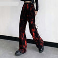 Tie Dye Blood Trousers With Tie