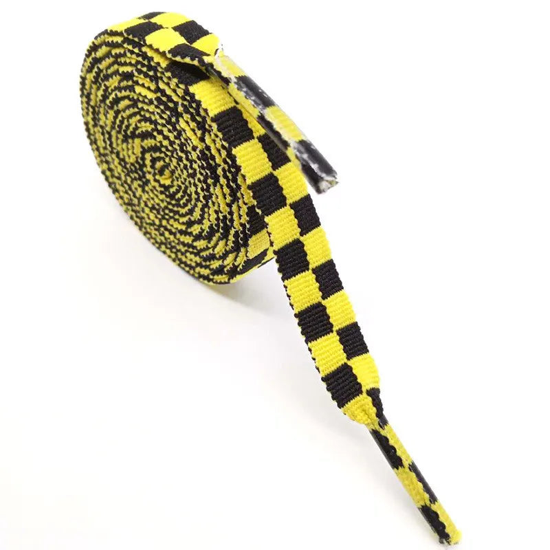 110cm 1pair Checkered Shoelace