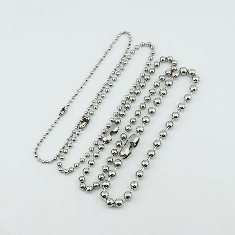 Hollow Beaded Choker Chain