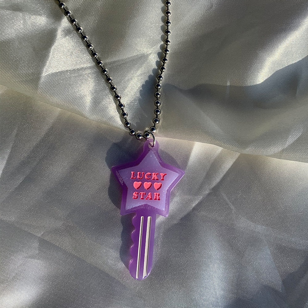 Lucky Star Key Necklace