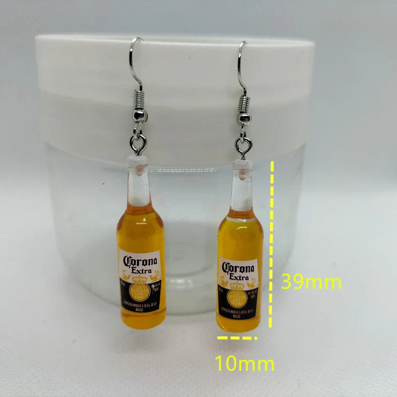 Corona Beer Earrings
