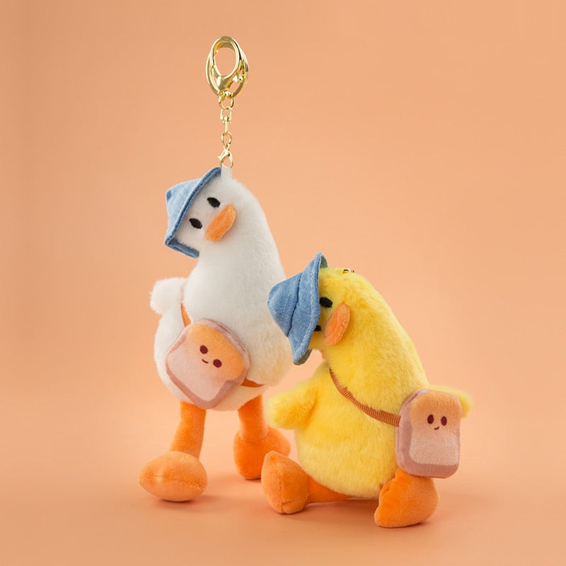Curved Neck Duck Keychain