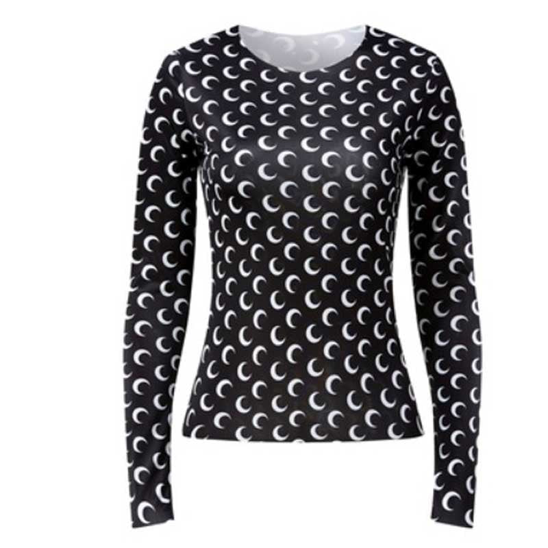 Half Moon Mesh Top